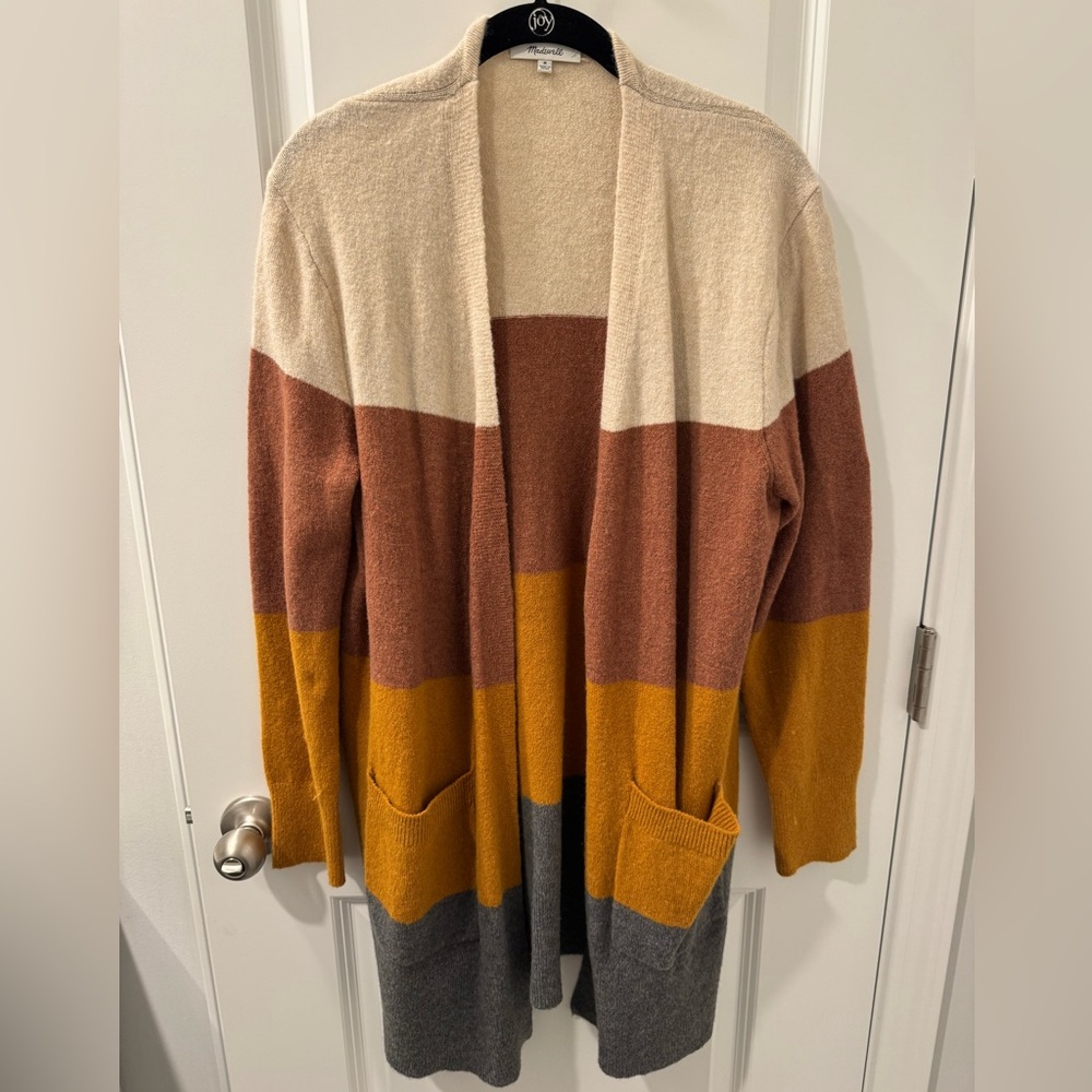 Madewell Multicolor Striped Cardigan